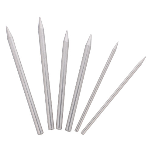 30Stk Bandnadel Set Paracord Flechten Silber