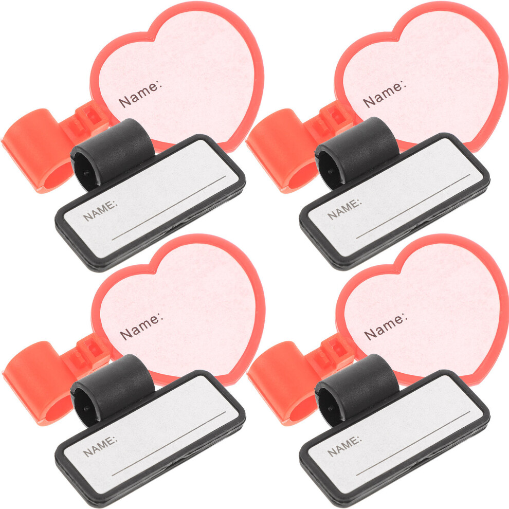 Iplusmile 24Pcs Lightweight Stethoscope Name Holders Durable Plastic Id Tags