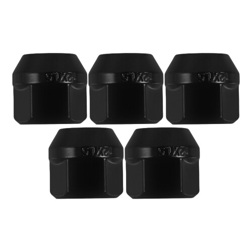 20Pcs Black Metal Lug Nut Covers Easy Install Tire Hub Cap Replacement