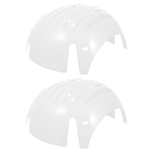 4Pièces Inserts Coques Protectrices Casquettes Baseball Pe Blanc