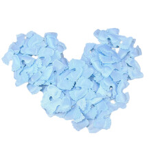 600Stk Sky-Blue Fußabdruck-Props Aus Stoff Für Baby-Dekoration