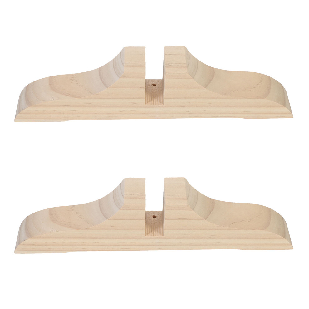 4 Pcs Room Divider Screen Stand Paint Oil Wooden Base Office 3653890980227