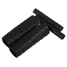 20Pcs Black Rubber Motorcycle Handlebar Grips Ergonomic Non-Slip Set