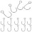 45Pcs Silver Stainless Steel Scale Hooks for Heavy Duty Hanging Use 1