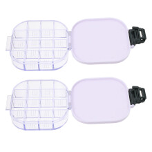 4Stk Plastikkasten Transparent Aquarell Farbmischer Pigmentbehälter