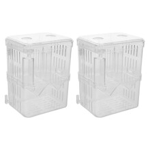 6Stk Aquarium Isolierbox Transparent Für Kleine Fischzucht