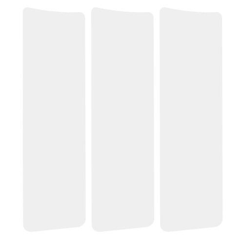6Pcs Clear Hair Highlighting Paddle Pc Board for Precise Salon Styling