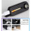 Outdoor Flashlight Pen Clip Safety Warning Light Rechargeable Flashlight Outdoor Multi-Function Shoulder Strap Light A 5