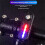 Outdoor Flashlight Pen Clip Safety Warning Light Rechargeable Flashlight Outdoor Multi-Function Shoulder Strap Light A 6