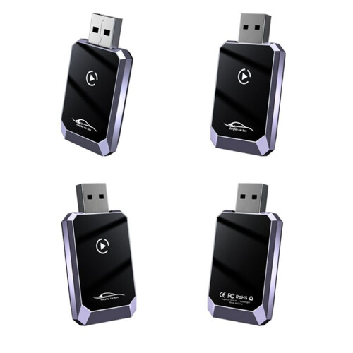 2 in 1 Wireless CarPlay Android Auto  Dongle WiFi Adapter Plug &  Convert Wired Android Auto to Wireless 2