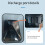 Automatic Feeder Large Capacity Waterproof Timer Feeding Clear Design Moistureproof Suction Cup Install Food Dispenser 5