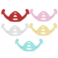 5Pièces Poignées De En Silicone Anti-Chute Colorées Pour Bébé