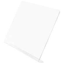 Chevalet Transparent Pour Bureau Affichage Stable