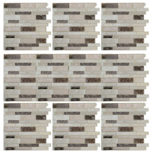 50St PVC Marmer Tegelstickers Zelfklevend Water- En Oliebestendig