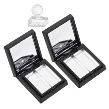 4Sets Kompakte Schminkpalette Leere Kosmetikbox Lidschatten Tray