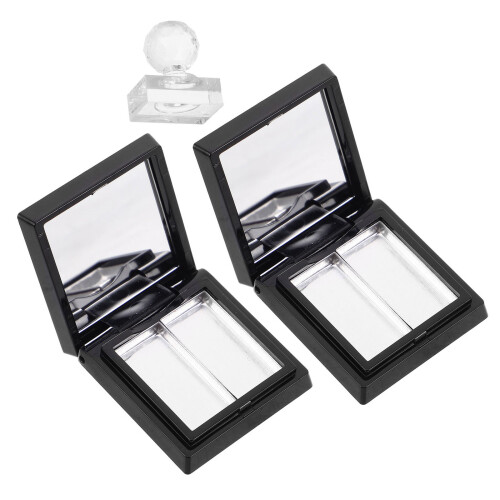 4Ensembles Boîte Noire Polyvalente Pour Fards