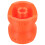 2Pcs Quick Install Orange Plastic Bottle Connector for Liquid Transfer 1