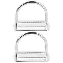 8Pièces Boucles Fixation Ceinture Acier Antidérapant