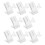 16Sets Acrylic Cabinet Lock Hasp with Clear Snap Door Latch 1