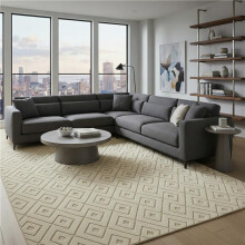 (80 x 150 cm, Cream) Soft High Low Short Pile Rugs Bedroom Livingroom Floor Carpet
