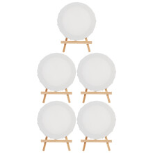 15Sets Mini Holzstaffelei Weiß Display Und Malutensil DIY