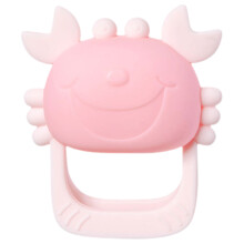 Jouet Dentition Silicone Rose Bracelet Bébé Sécuritaire Durable