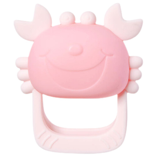Jouet Dentition Silicone Rose Bracelet Bébé Sécuritaire Durable