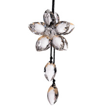3Pièces Pendentifs Cristal Transparent Avec Cœur Strass Pour