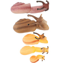 15Pièces Jouets Figurines Escargots Réalistes En Plastique