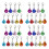225Pièces Décoratives DIY Pour Collier Animal En 1
