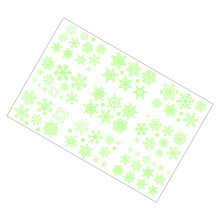 Autocollants Vert Clair Noël Décorations PVC