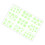 Autocollants Vert Clair Noël Décorations PVC 1