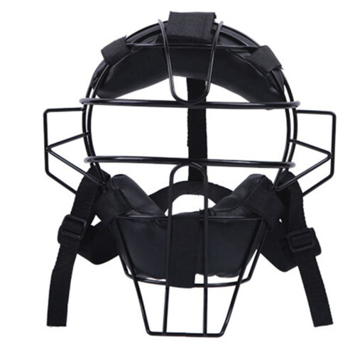 Full-Face Baseball Catcher Mask, Secure Fit Provides Protection and Comfort ,Does Not Obstruct View,Black
