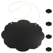 10Pcs Hanging String Wood Chalkboard Double Sided Black Wall Sign