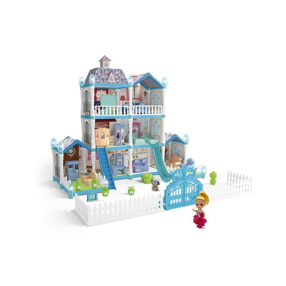 Tauoh House Doll Children's House Villa House Girl Princess Gift Box Castle Toy Diy Game Gift 556-64