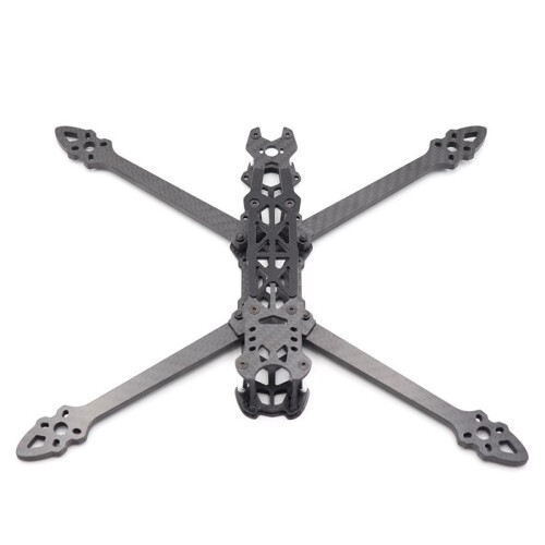 PeçAs Sobressalentes de Rack de Fibra de Carbono do Kit de Quadro de Corrida FPV de 7 Polegadas