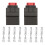 2Pcs Rear Tail Light Connector with Terminal Wire Harness Connector 7N0972704 for 6