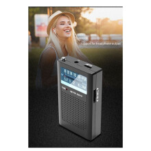 Portable AM/FM Radio Emergency Weather Radio with Built-in Antenna Loud Speaker Ideal Gift for Elderly Pocket