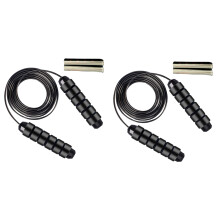 Weighted Skipping Rope Fitness Training Yoga Exercise Wire Bearing Skipping Rope Black