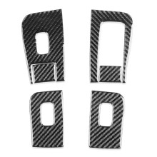 Soft Carbon Fiber for  Model 3 Highland 2024 Car Window Lifter  Cover Trim Sticker Interior Accessories RHD
