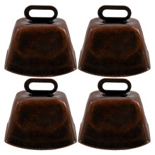 12Pièces Cloches Mini Fer Café Bruit Décoration Campagne Animaux