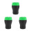 3Pièces Cendrier Silicone Pour , Portable, Avec Couvercle 5