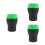 3Pièces Cendrier Silicone Pour , Portable, Avec Couvercle 8