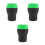 3Pièces Cendrier Silicone Pour , Portable, Avec Couvercle 9