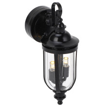 1:12 negro 2cm pantalla de vidrio lámpara de pared 6cm 140mAh