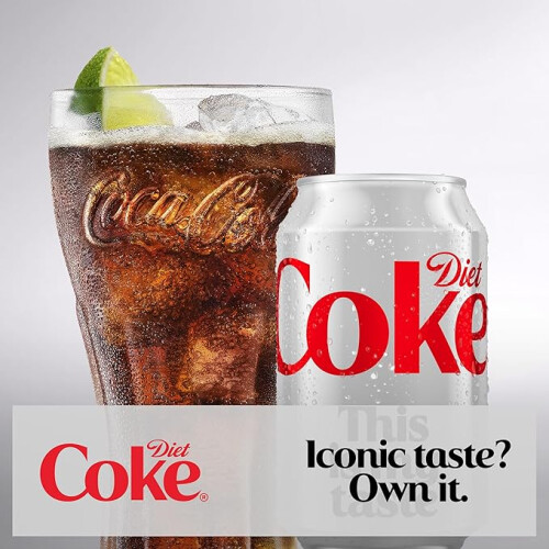 Diet Coke Can Cola, Box 330 ml (Pack of 24) 1
