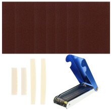 2Sets Dark Brown Guitar DIY Tool Needle File Bridge Nut Sanding Set
