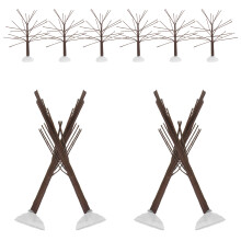 20Pièces Branches Miniatures Pour Décor Festif