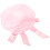 2Pièces Bonnet Satin Rose Réutilisable Sauna Famille 1
