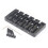 5-String Bass Bridge Body Bottom Through String Spacing 16.5MM Bass Fixed Bridge Black 1